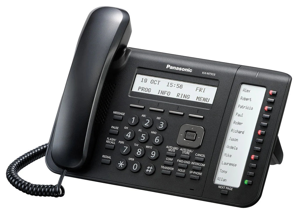 Panasonic KX-NT553 Executive IP Telehpone - Black