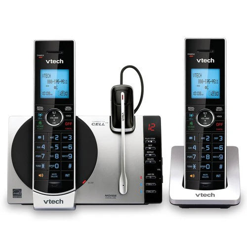 Vtech 2 Handset Connect to Cell™ Answering System with Cordless Headset