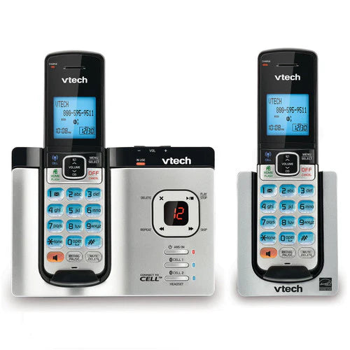 VTECH 2 Handset Connect to Cell™ Phone with Caller ID/Call Waiting