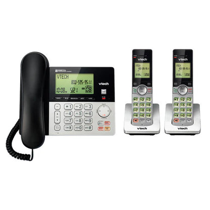 VTECH 2 Handset Corded/Cordless Answering System with Caller ID/Call Waiting