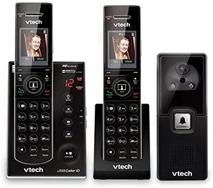 VTECH 2 Handset Answering System with Audio/Video Doorbell