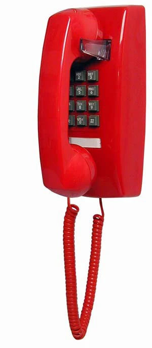 Scitec 2554 Red Wall Telephone