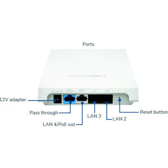 SonicWall SonicWave 224w IEEE 802.11ac 1.24 Gbit/s Wireless Access Point 02-SSC-2546