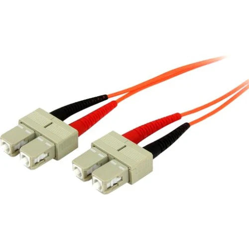 StarTech.com 1m OFNP Plenum Multimode 50/125 Duplex Fiber Patch Cable SC - SC 50FIBPSCSC1