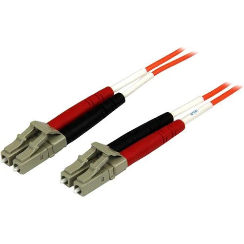 StarTech.com 5m Fiber Optic Cable - Multimode Duplex 50/125 - OFNP Plenum - LC/LC - OM2 - LC to LC Fiber Patch Cable 50FIBPLCLC5