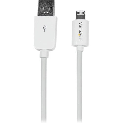 StarTech.com 15cm (6in) Short White Apple 8-pin Lightning Connector to USB Cable for iPhone / iPod / iPad USBLT15CMW