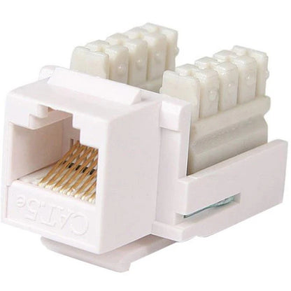 StarTech.com Cat5e RJ45 Keystone Jack White - 110 Type KEYSTONE110W