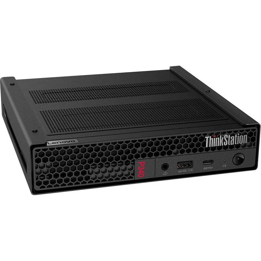 Lenovo ThinkStation P340 30DF001SUS Workstation - 1 x Intel Deca-core (10 Core) i9-10900T 1.90 GHz - 16 GB DDR4 SDRAM RAM - 512 GB SSD - Tiny - Raven Black 30DF001SUS