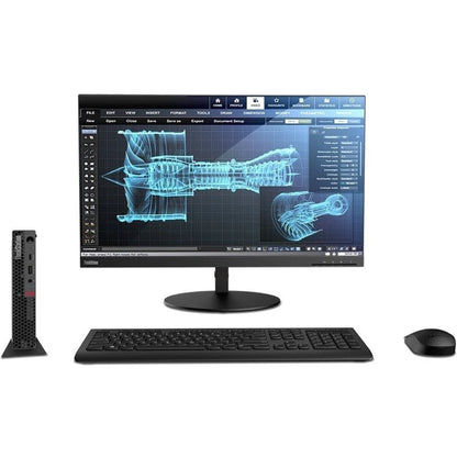 Lenovo ThinkStation P340 30DF001SUS Workstation - 1 x Intel Deca-core (10 Core) i9-10900T 1.90 GHz - 16 GB DDR4 SDRAM RAM - 512 GB SSD - Tiny - Raven Black 30DF001SUS