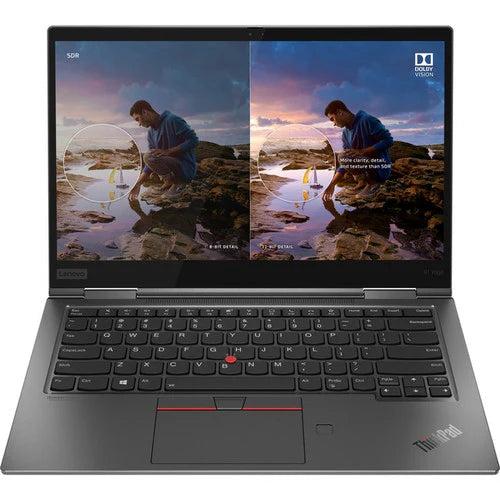 Lenovo ThinkPad X1 Yoga Gen 5 20UB001FUS 14" Touchscreen 2 in 1 Notebook - Full HD - 1920 x 1080 - Intel Core i5 (10th Gen) i5-10210U Quad-core (4 Core) 1.60 GHz - 8 GB RAM - 256 GB SSD - Iron Gray 20UB001FUS