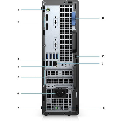 Dell OptiPlex 5000 5080 Desktop Computer - Intel Core i5 10th Gen i5-10500 Hexa-core (6 Core) 3.10 GHz - 8 GB RAM DDR4 SDRAM - 1 TB HDD - Small Form Factor 9HJPV