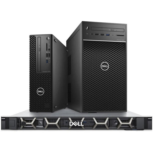 Dell Precision 3000 3640 Workstation - Intel Core i5 Hexa-core (6 Core) i5-10500 10th Gen 3.10 GHz - 8 GB DDR4 SDRAM RAM - 256 GB SSD - Tower 61RMC