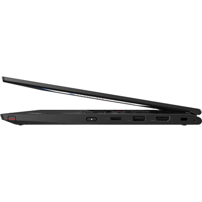 Lenovo ThinkPad L13 Yoga 20R5000MCA 13.3" Touchscreen 2 in 1 Notebook - 1920 x 1080 - Intel Core i3 (10th Gen) i3-10110U Dual-core (2 Core) 2.10 GHz - 4 GB RAM - 128 GB SSD - Glossy Black 20R5000MCA