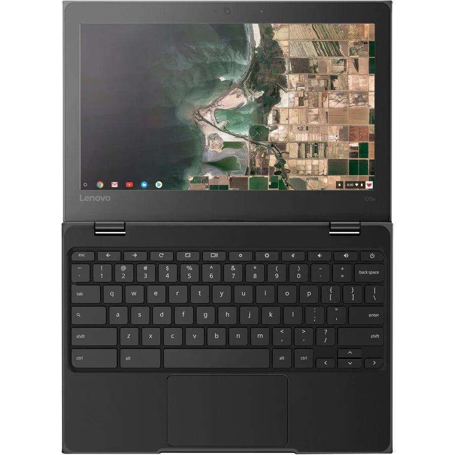 Lenovo 100e Chromebook 2nd Gen 81MA0000US 11.6" Chromebook - 1366 x 768 - Intel Celeron N4000 Dual-core (2 Core) 1.10 GHz - 4 GB RAM - 32 GB Flash Memory - Gray 81MA0000US