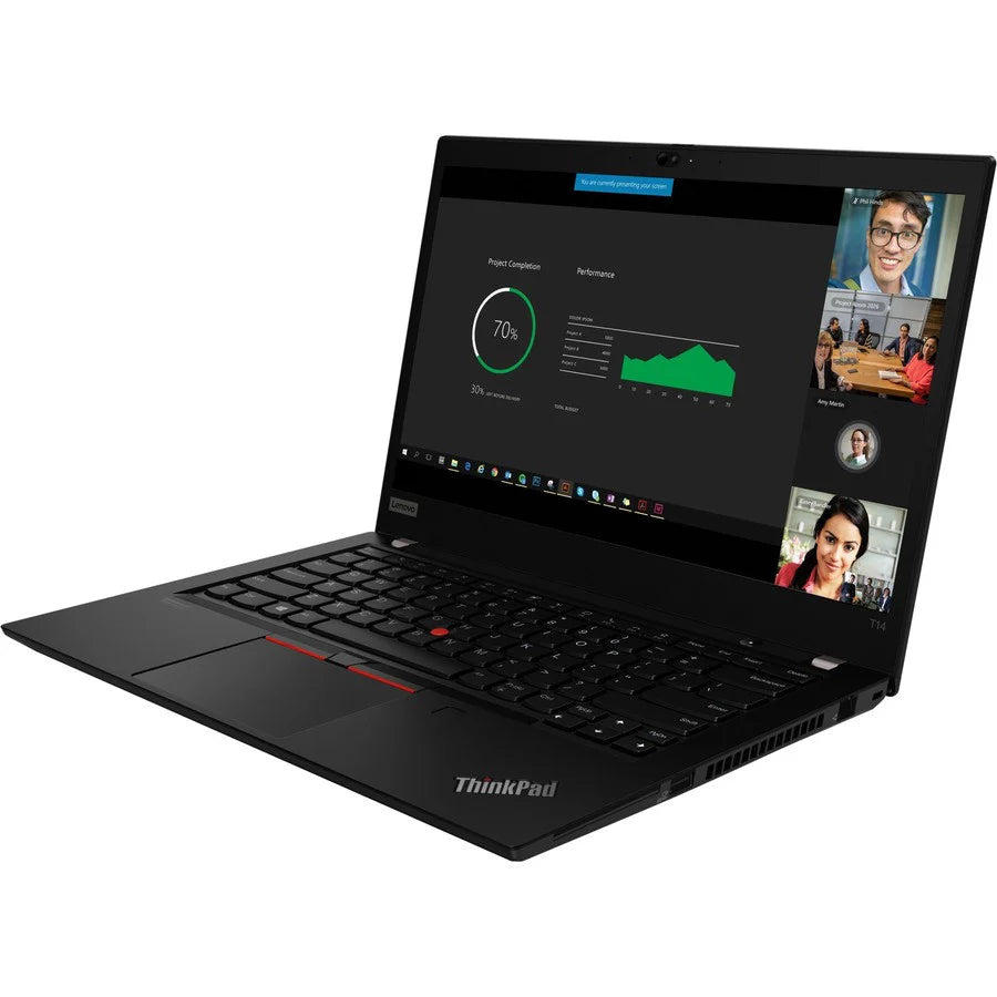 Lenovo ThinkPad T14 Gen 1 20S0003HCA 14" Touchscreen Notebook - Full HD - 1920 x 1080 - Intel Core i5 10th Gen i5-10210U Quad-core (4 Core) 1.60 GHz - 8 GB RAM - 256 GB SSD - Black 20S0003HCA