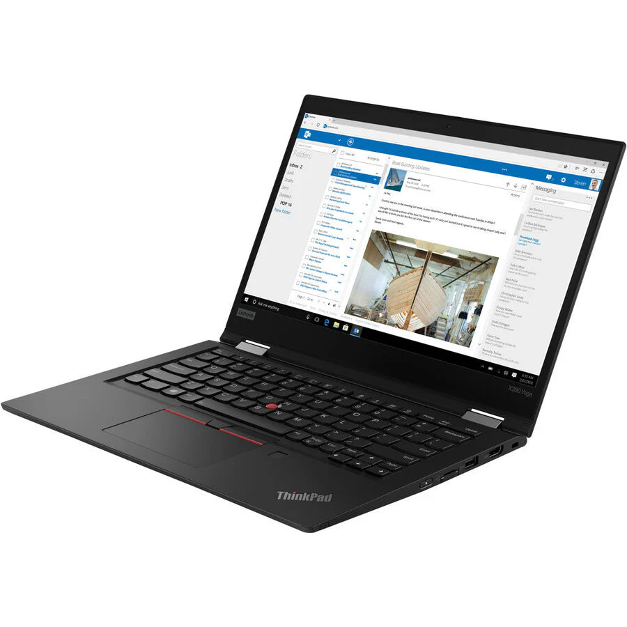 Lenovo ThinkPad X390 Yoga 20NN001DCA 13.3" Touchscreen 2 in 1 Notebook - 1920 x 1080 - Intel Core i7 (8th Gen) i7-8665U Quad-core (4 Core) 1.90 GHz - 16 GB RAM - 512 GB SSD - Black 20NN001DCA