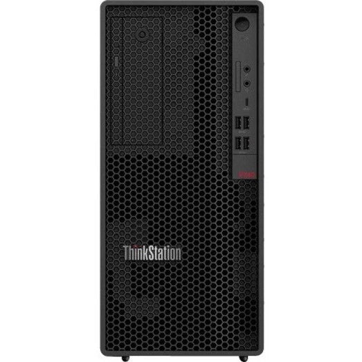 Lenovo ThinkStation P340 30DH00JCUS Workstation - 1 x Intel Octa-core (8 Core) i7-10700 2.90 GHz - 32 GB DDR4 SDRAM RAM - 1 TB SSD - Tower - Raven Black 30DH00JCUS