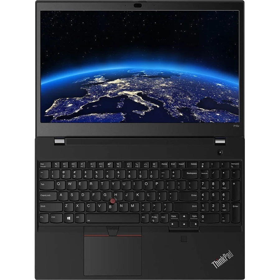 Lenovo ThinkPad P15v Gen 1 20TQ001HUS 15.6" Mobile Workstation - Full HD - 1920 x 1080 - Intel Core i7 10th Gen i7-10850H Hexa-core (6 Core) 2.70 GHz - 32 GB RAM - 512 GB SSD - Glossy Black 20TQ001HUS