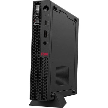 Lenovo ThinkStation P340 30DF001QUS Workstation - 1 x Intel Deca-core (10 Core) i9-10900T 1.90 GHz - 16 GB DDR4 SDRAM RAM - 1 TB SSD - Tiny - Raven Black 30DF001QUS