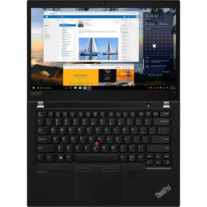 Lenovo ThinkPad T14 Gen 1 20UD003LUS 14" Touchscreen Notebook - Full HD - 1920 x 1080 - AMD Ryzen 5 PRO 4650U Hexa-core (6 Core) 2.10 GHz - 16 GB RAM - 256 GB SSD - Glossy Black 20UD003LUS