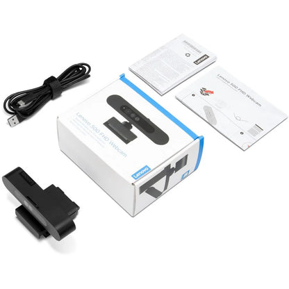 Lenovo Webcam - 30 fps - Black - USB 2.0 - Retail - 1 Pack(s) 4XC0V13599