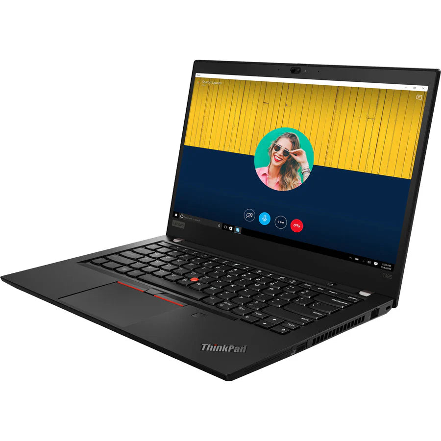 Lenovo ThinkPad T495 20NJ0007CA 14" Touchscreen Notebook - 1920 x 1080 - AMD Ryzen 7 3700U Quad-core (4 Core) 2.30 GHz - 16 GB RAM - 512 GB SSD - Glossy Black 20NJ0007CA