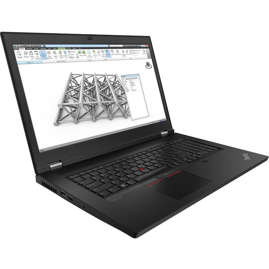 Lenovo ThinkPad P17 Gen 1 20SN004SUS 17.3" Mobile Workstation - Full HD - 1920 x 1080 - Intel Xeon W-10855M Hexa-core (6 Core) 2.80 GHz - 32 GB RAM - 512 GB SSD - Black 20SN004SUS