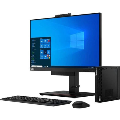 Lenovo ThinkCentre M90q 11CR003NUS Desktop Computer - Intel Core i7 10th Gen i7-10700 Octa-core (8 Core) 2.90 GHz - 16 GB RAM DDR4 SDRAM - 512 GB SSD - Tiny - Black 11CR003NUS