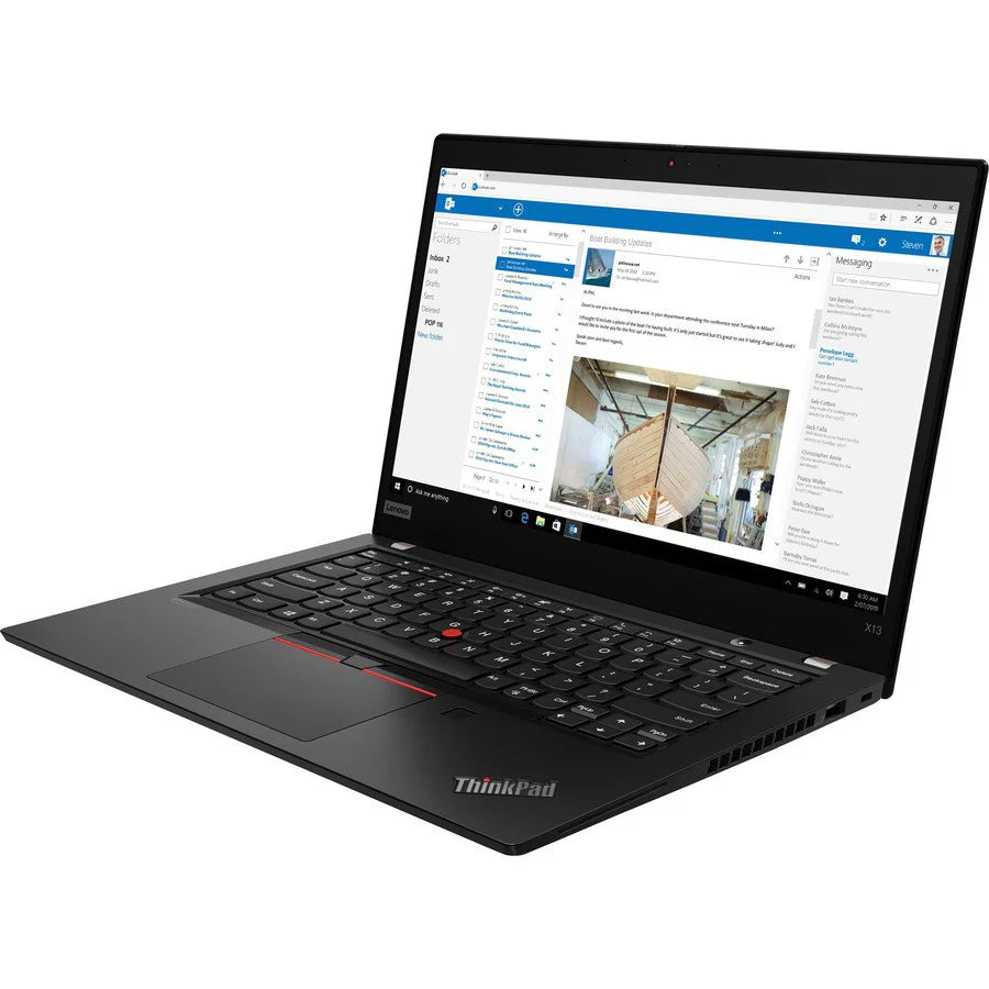 Lenovo Thinkpad X13 Gen 1 20UF0034CA 13.3" Touchscreen Notebook - Full HD - 1920 x 1080 - AMD Ryzen 7 PRO 4750U Octa-core (8 Core) 1.70 GHz - 16 GB RAM - 512 GB SSD - Black 20UF0034CA