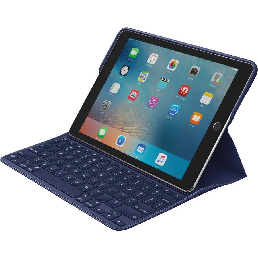 Logitech CREATE Keyboard/Cover Case (Folio) for 9.7" iPad Pro - Blue 920-008121