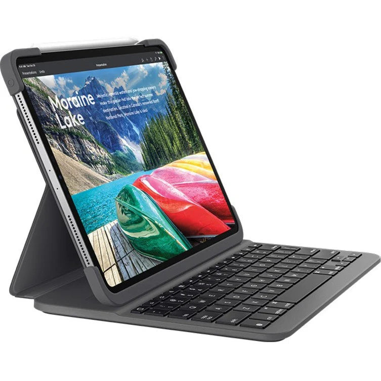 Logitech Slim Folio Pro Keyboard/Cover Case for 11" Apple iPad Pro Tablet 920-009121