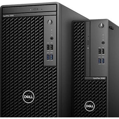 Dell OptiPlex 3000 3080 Desktop Computer - Intel Core i3 10th Gen i3-10105 - 8 GB RAM DDR4 SDRAM - 128 GB NVMe M.2 PCI Express M.2 SSD - Small Form Factor - Black 1RG7W