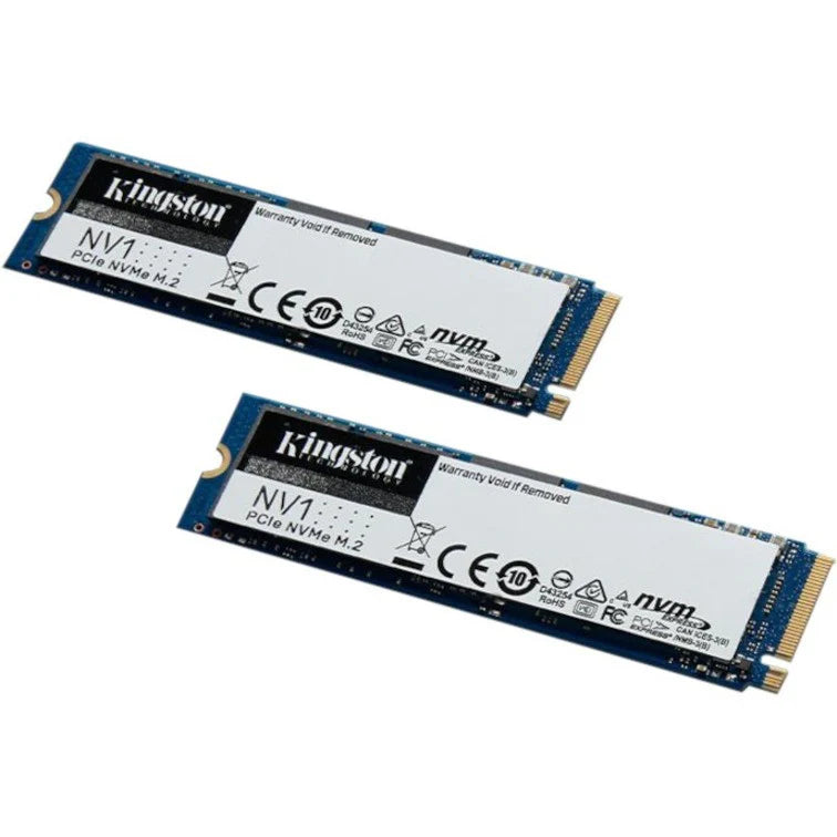 Kingston NV1 500 GB Solid State Drive - M.2 2280 Internal - PCI Express NVMe (PCI Express NVMe 3.0 x4) SNVS/500GBK