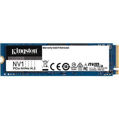 Kingston NV1 500 GB Solid State Drive - M.2 2280 Internal - PCI Express NVMe (PCI Express NVMe 3.0 x4) SNVS/500GBK