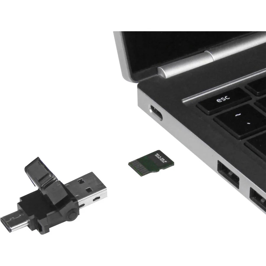 StarTech.com microSD to USB 3.0 Card Reader Adapter - for USB-C and USB-A Enabled Computers MSDREADU3CA