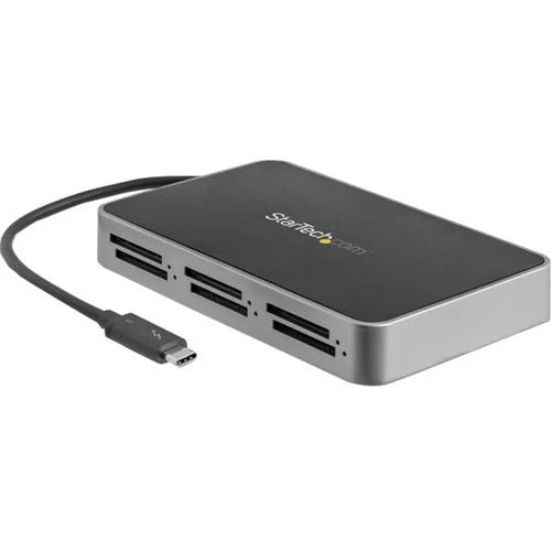 StarTech.com 6-Slot Thunderbolt 3 SD Card Reader - Portable - SD / SDHC / SDXC - SD 4.0 UHS-II - TAA Compliant - Multi-Card Reader (6SD4FCRTB3C) 6SD4FCRTB3C