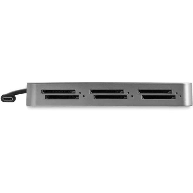 StarTech.com 6-Slot Thunderbolt 3 SD Card Reader - Portable - SD / SDHC / SDXC - SD 4.0 UHS-II - TAA Compliant - Multi-Card Reader (6SD4FCRTB3C) 6SD4FCRTB3C