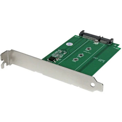 StarTech.com M.2 to SATA SSD adapter - expansion slot mounted - NGFF solid state drive to SATA converter S32M2NGFFPEX