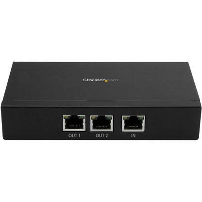 StarTech.com 2 Port Gigabit PoE+ Extender - 802.3at and 802.3af - 100 m (330 ft) - Power over Ethernet Extender - PoE Repeater Network Extender POEEXT2GAT