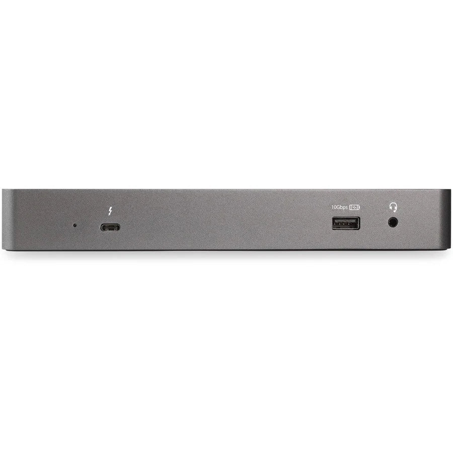 StarTech.com Thunderbolt 3 Dock w/ USB-C Compatibility - 4K60Hz DisplayPort Dual Monitor Laptop TB3 Docking Station - 5x USB, Gbe, 60W PD TB3CDK2DP