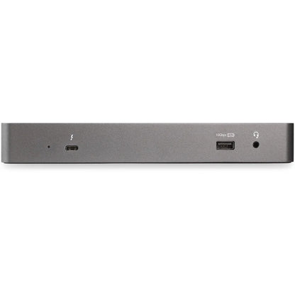 StarTech.com Thunderbolt 3 Dock w/ USB-C Compatibility - 4K60Hz DisplayPort Dual Monitor Laptop TB3 Docking Station - 5x USB, Gbe, 60W PD TB3CDK2DP