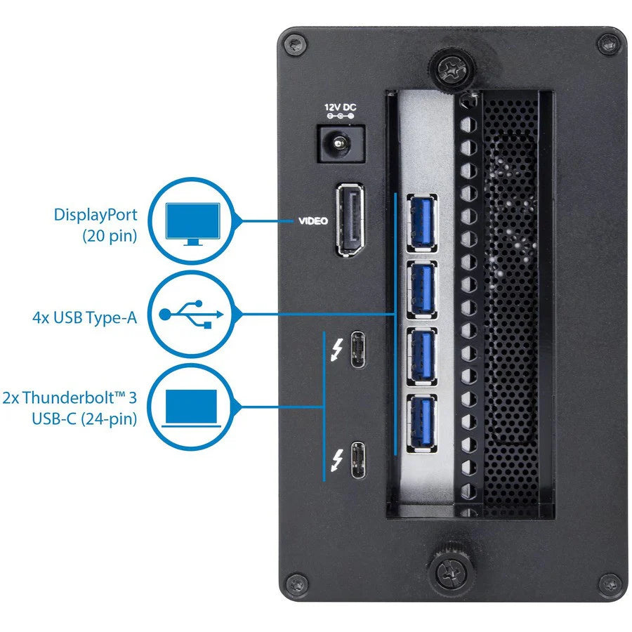 StarTech.com Thunderbolt 3 to PCIe USB 3.1 Adapter - Thunderbolt 3 PCIe Expansion - Chassis + Card BNDTBUSB3142