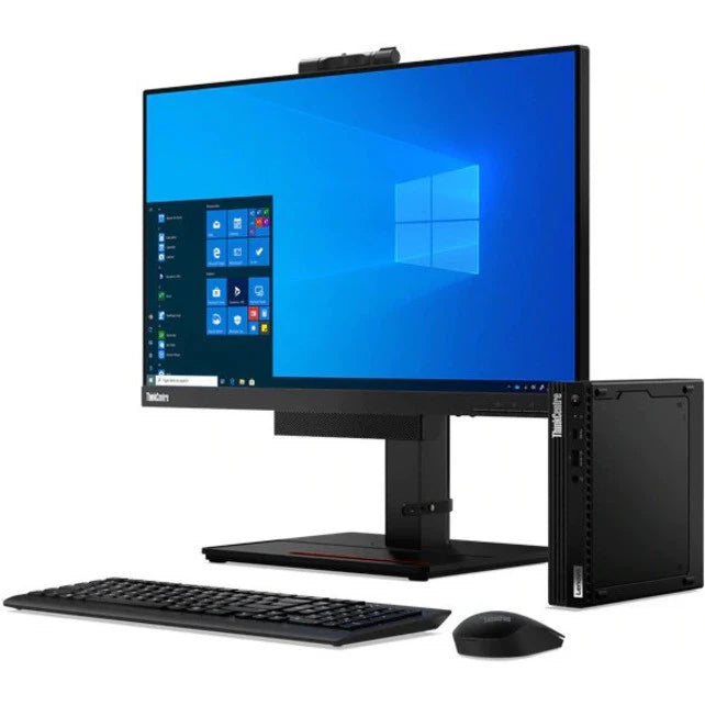 Lenovo ThinkCentre M80q 11DN0039CA Desktop Computer - Intel Core i5 10th Gen i5-10500T Hexa-core (6 Core) 2.30 GHz - 8 GB RAM DDR4 SDRAM - 256 GB SSD - Tiny - Raven Black 11DN0039CA