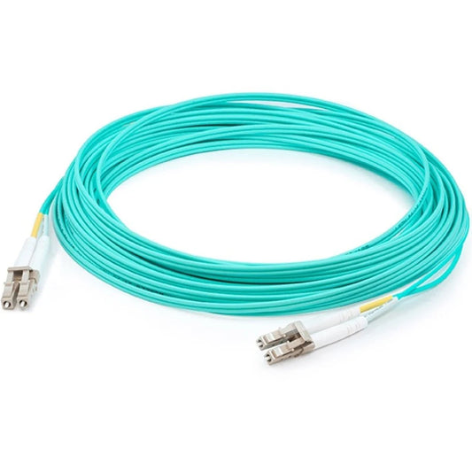 AddOn 15m LC (Male) to LC (Male) Aqua OM4 Duplex Riser Fiber Patch Cable ADD-LC-LC-15M5OM4