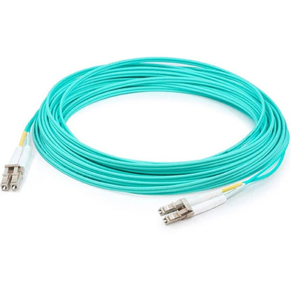 AddOn 15m LC (Male) to LC (Male) Aqua OM4 Duplex Riser Fiber Patch Cable ADD-LC-LC-15M5OM4