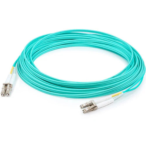 AddOn 4m Laser-Optimized Multi-Mode fiber (LOMM) Duplex LC/LC OM3 Aqua Patch Cable ADD-LC-LC-4M5OM3