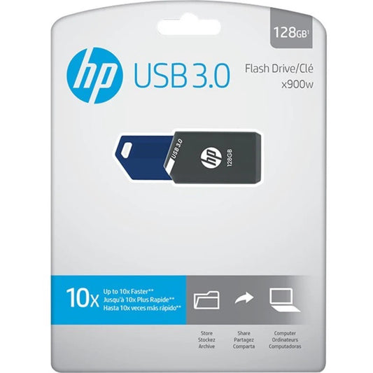 HP 128GB X900W USB 3.0 Flash Drive P-FD128HP900-GE