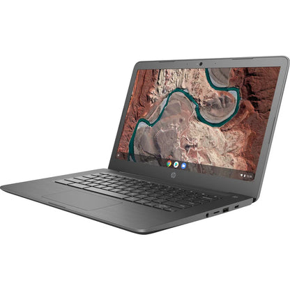 HP Chromebook 14-db0000 14-db0001ca 14" Chromebook - 1366 x 768 - AMD A-Series A4-9120C Dual-core (2 Core) 1.60 GHz - 4 GB RAM - 32 GB Flash Memory - Chalkboard Gray 6SH69UA#ABL