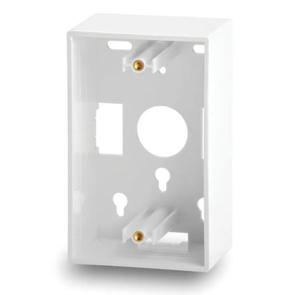 Wirewerks Single Gang Surface Mount Backbox White