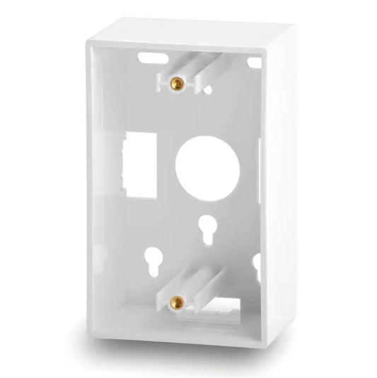 Wirewerks Single Gang Surface Mount Backbox White